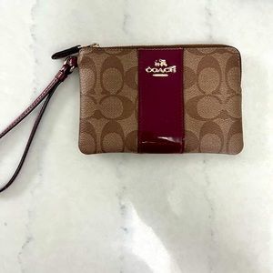 Coach Signature Wristlet